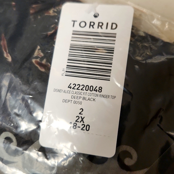 ❤️NWT VINTAGE TORRID TEE - DISNEY ALICE IN WONDERLAND CAMEO TOP - PLUS SIZE - Picture 5 of 14